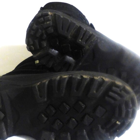 clth1 - ICE CAP Woman's BLACK WINTER BOOTS Size 5 SNOWBOOTS Ski-doo Toboggan - Picture 6 of 9